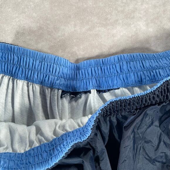 90’s Blue And White Striped Snap On Track Vintage Pants - Picture 3 of 10